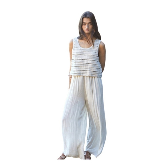 By Together Femia Tan Linen Jumpsuit - Picture 2 of 16